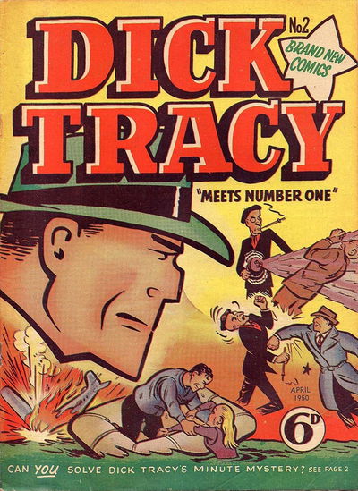 Dick Tracy (Illustrated, 1950 series) #2 April 1950