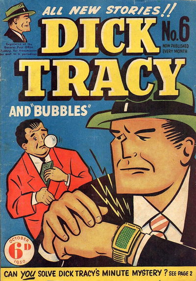 Dick Tracy (Illustrated, 1950 series) #6 October 1950