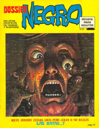 Dossier Negro (IMDE, 1968 series) #63 August 1974