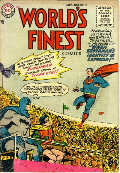 World's Finest Comics (DC, 1941 series) #78 (September-October 1955)