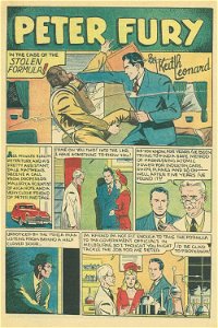 A Climax Color Comic (KGM, 1948 series) #6 — The Case of the Stolen Formula (page 1)