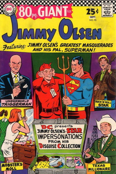 Superman's Pal, Jimmy Olsen (DC, 1954 series) #95 — 80 Page Giant (DC, 1964 series) #G25 (August-September 1966)
