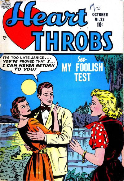 Heart Throbs (Quality, 1949 series) #23 (October 1953)