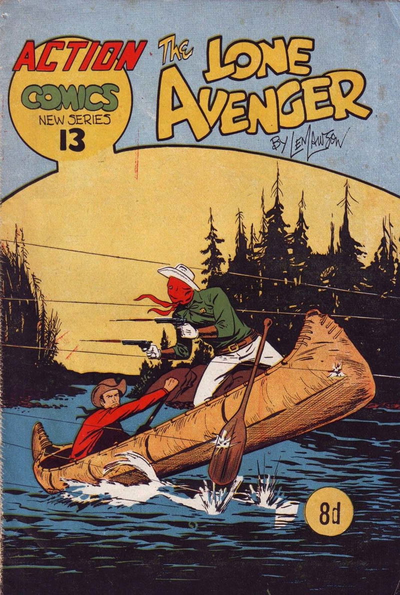 Action Comics (Action Comics, 1951 series) #13 — The Lone Avenger ([1951?])
