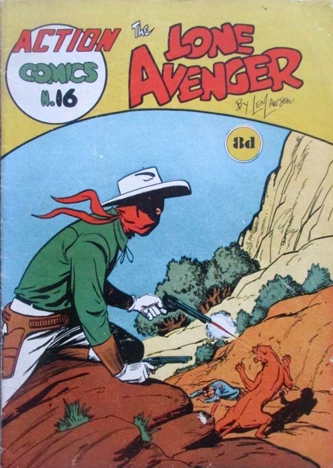 Action Comics (Action Comics, 1951 series) #16 — The Lone Avenger ([1951?])