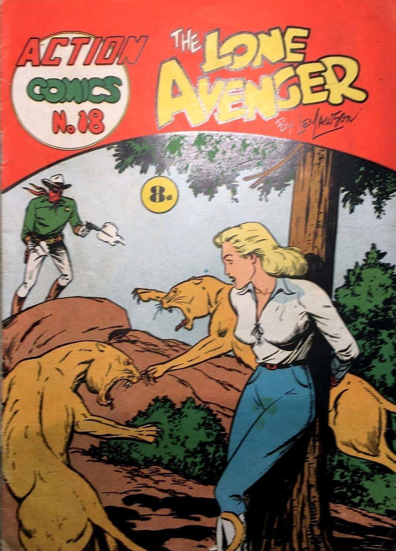 Action Comics (Action Comics, 1951 series) #18 — The Lone Avenger ([1951?])