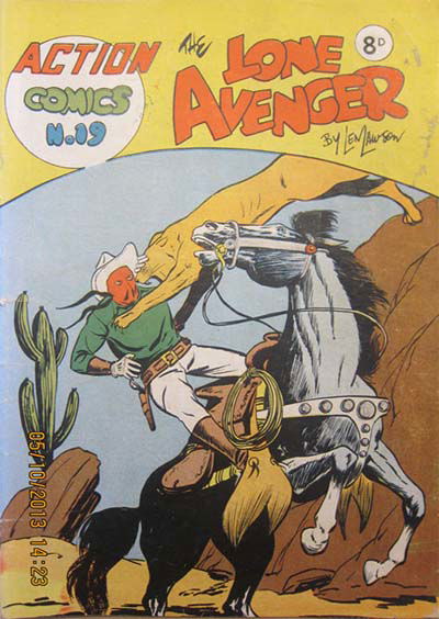Action Comics (Action Comics, 1951 series) #19 — The Lone Avenger ([1952?])