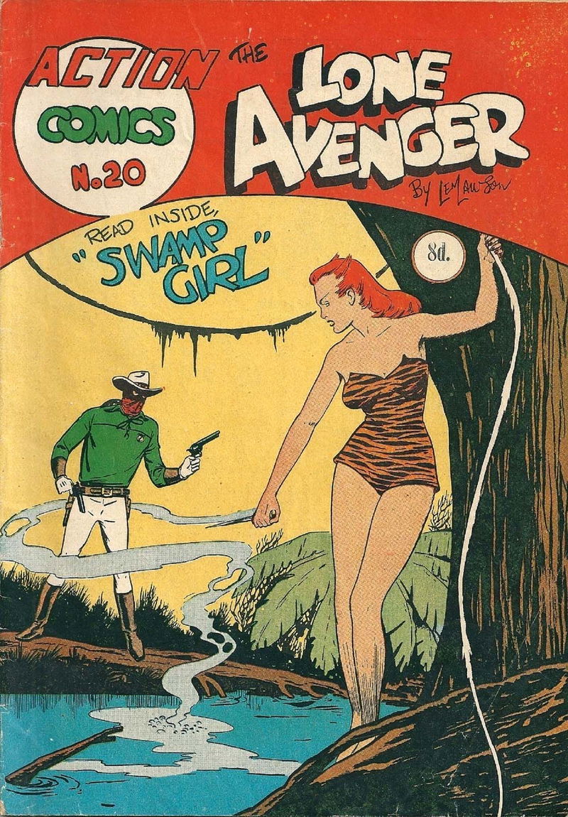 Action Comics (Action Comics, 1951 series) #20 — The Lone Avenger ([1952?])
