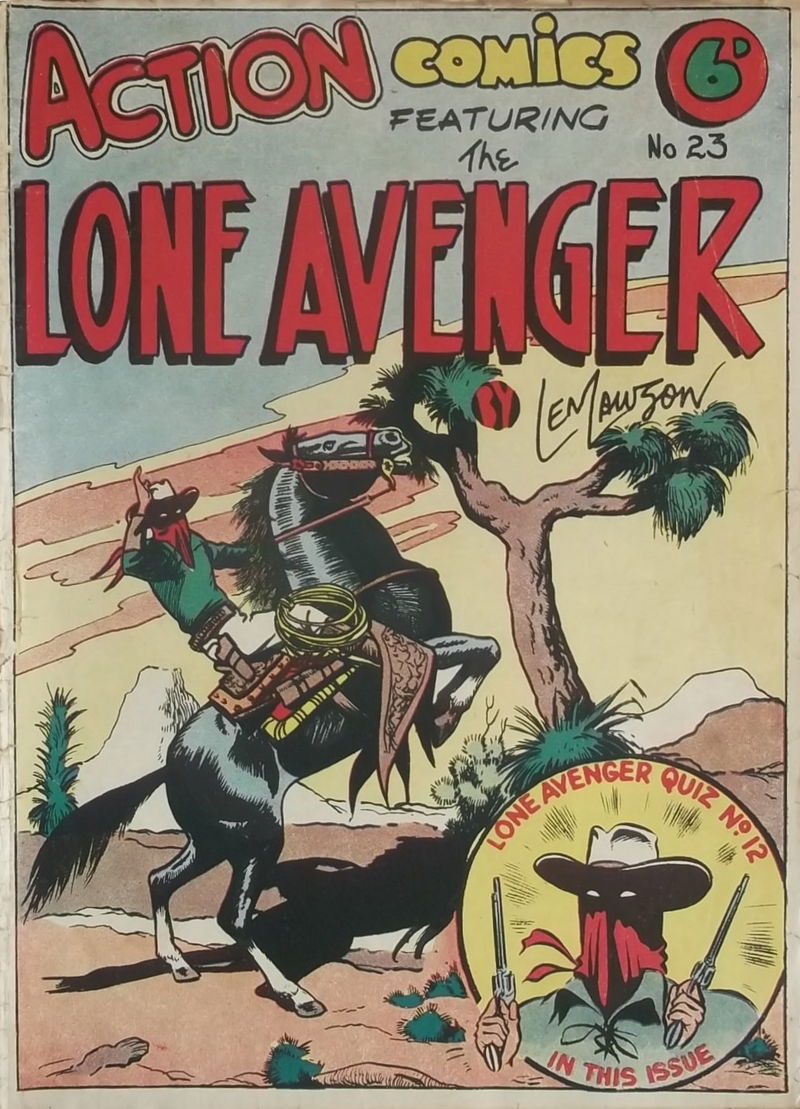 Action Comic (Leisure Productions, 1948 series) #23 — Action Comics Featuring The Lone Avenger ([1948?])