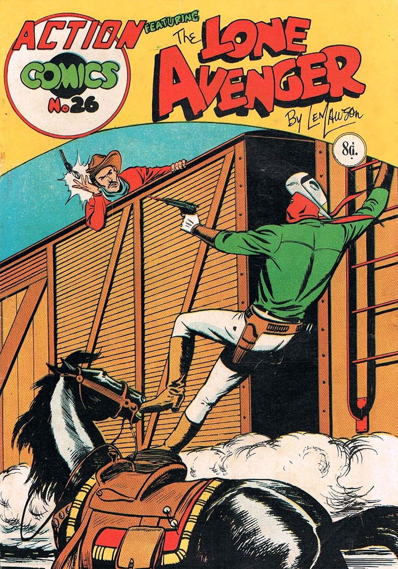 Action Comics (Action Comics, 1951 series) #26 — The Lone Avenger ([August 1952?])