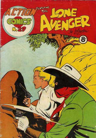 Action Comics (Action Comics, 1951 series) #29 — Action Comics Featuring The Lone Avenger ([November 1952?])