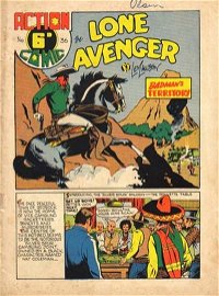 Action Comic (Leisure Productions, 1948 series) #36 ([September 1949?]) —The Lone Avenger