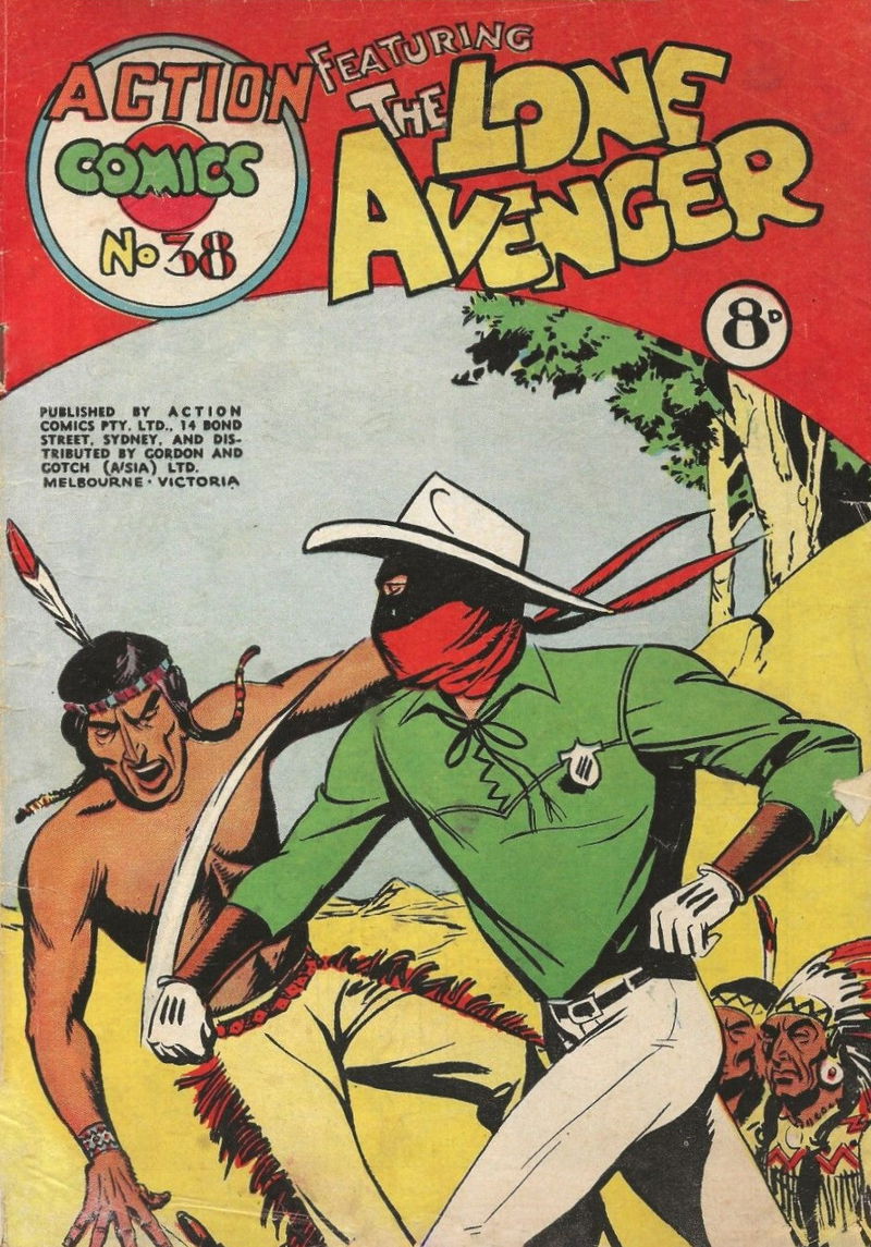 Action Comics (Action Comics, 1951 series) #38 — The Lone Avenger ([November 1953?])