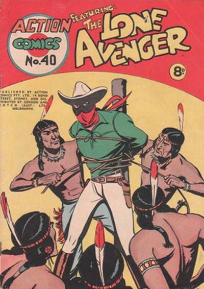Action Comics (Action Comics, 1951 series) #40 — Action Comics Featuring The Lone Avenger ([1954?])
