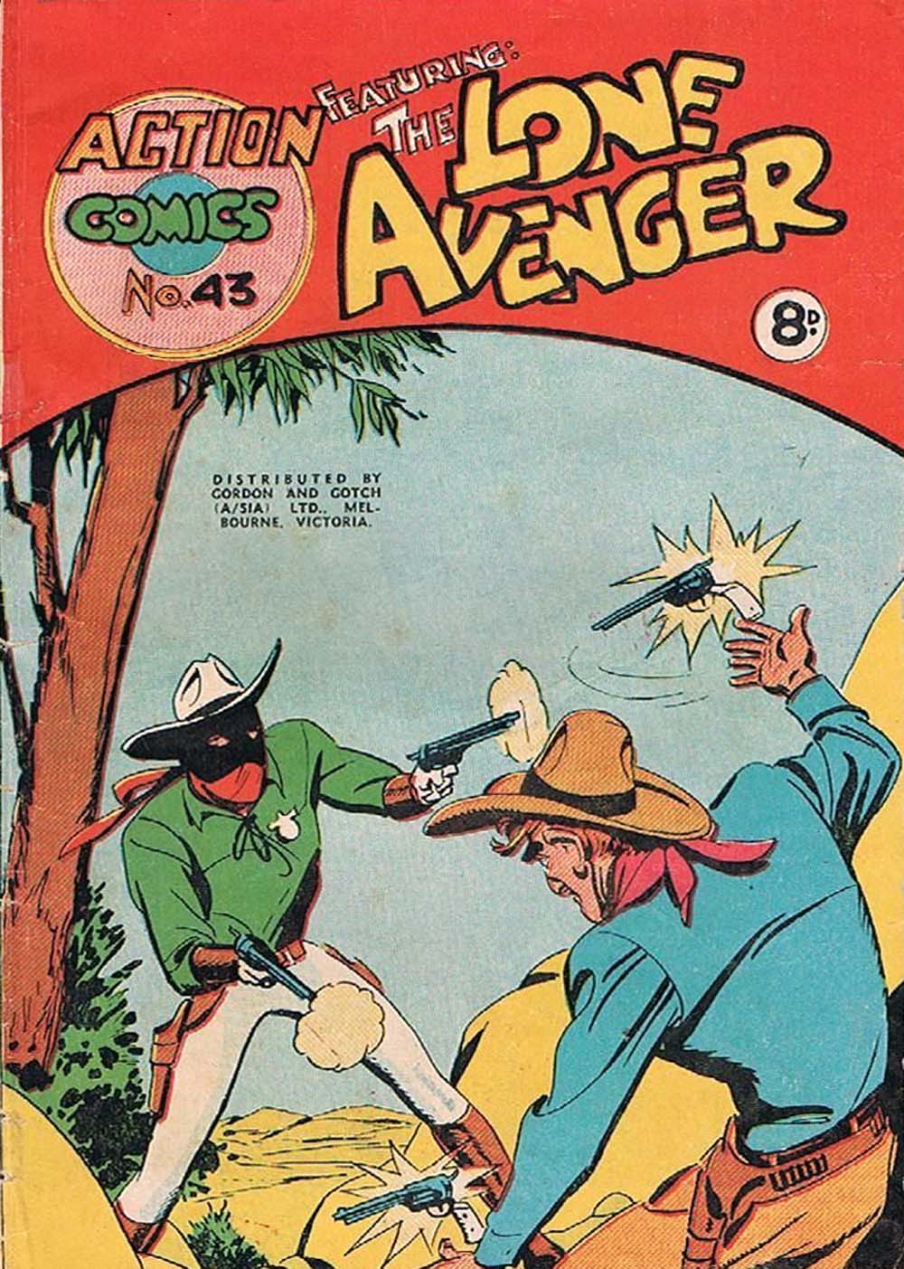 Action Comics (Action Comics, 1951 series) #43 — The Lone Avenger ([1954?])