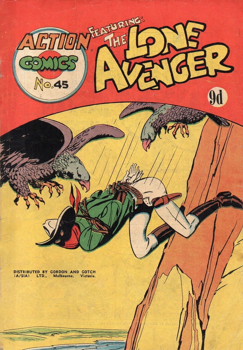 Action Comics (Action Comics, 1951 series) #45 — Action Comics Featuring The Lone Avenger ([1954?])