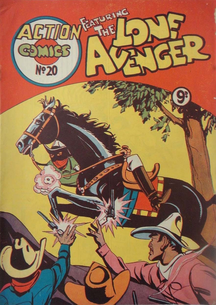 Action Comics (Action Comics, 1954? series) #20 — Featuring the Lone Avenger ([1955])