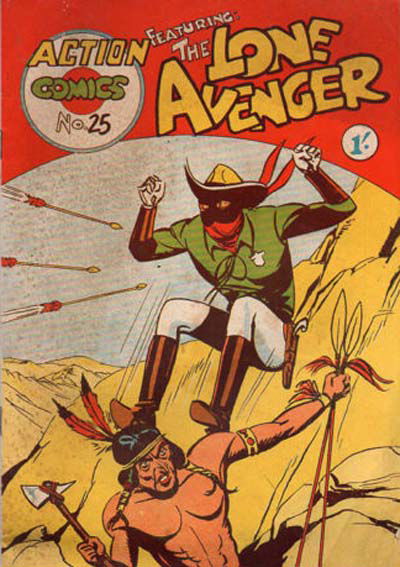 Action Comics (Action Comics, 1954? series) #25 — Action Comics Featuring the Lone Avenger ([1955?])