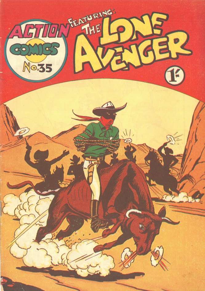 Action Comics (Action Comics, 1954? series) #35 — The Lone Avenger ([September 1956])