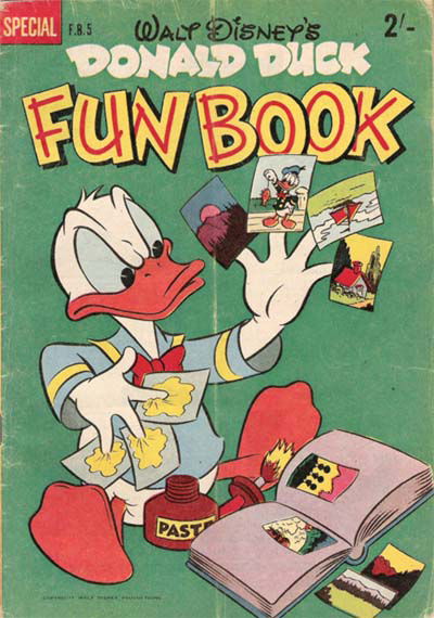 Walt Disney's Fun Book [FB Series] (WG Publications, 1954 series) #F.B.5 (1956) —Walt Disney's Donald Duck Fun Book