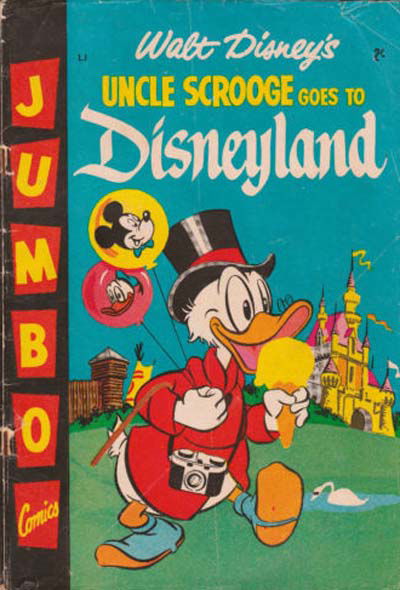 Walt Disney's Large (L Series) (WG Publications, 1958 series) #L.1 — Uncle Scrooge Goes to Disneyland 1958