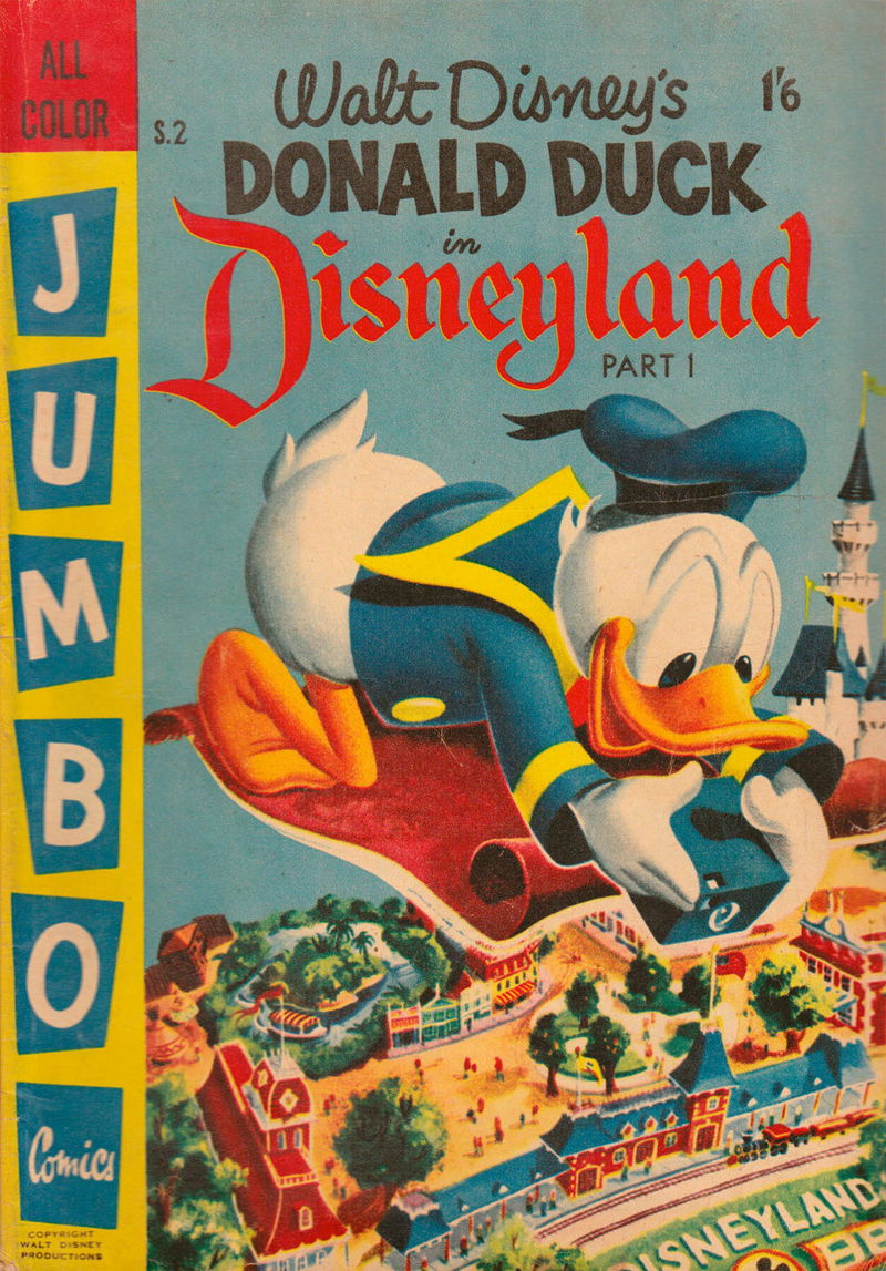 Walt Disney's Special [S Series] (WG Publications, 1956 series) #S.2 — Walt Disney's Donald Duck in Disneyland Part 1 (1956)