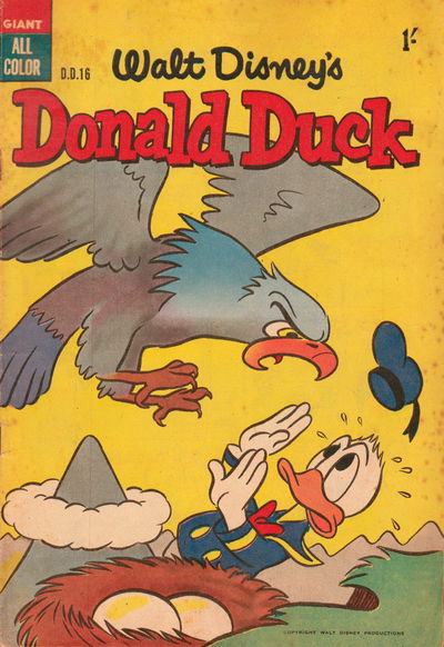 Walt Disney's Donald Duck [DD Series] (WG Publications, 1954 series) #D.D.16 1955