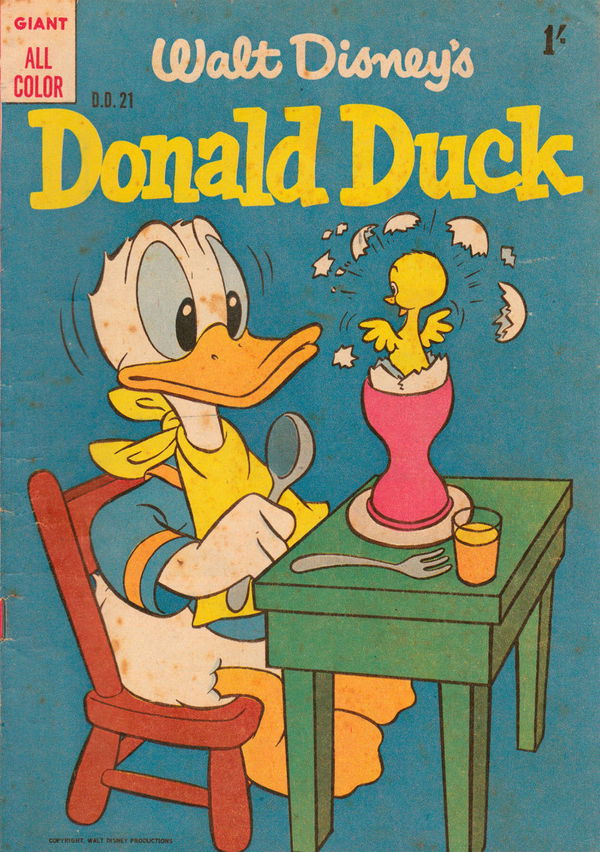 Walt Disney's Donald Duck [DD Series] (WG Publications, 1954 series) #D.D.21 ([1955?])