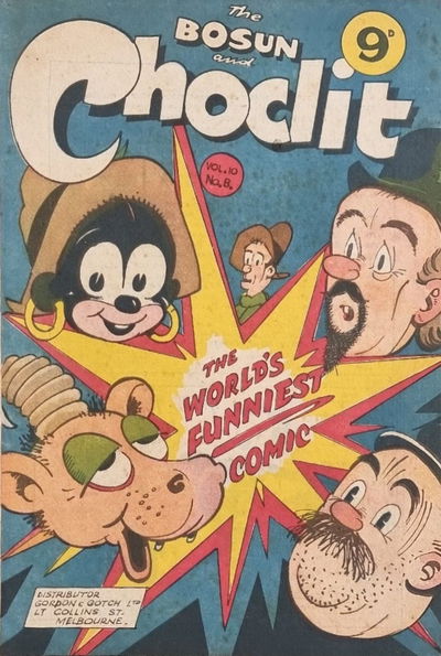 The Bosun and Choclit Funnies (Elmsdale Publications, 1946 series) v10#8 [1955?]