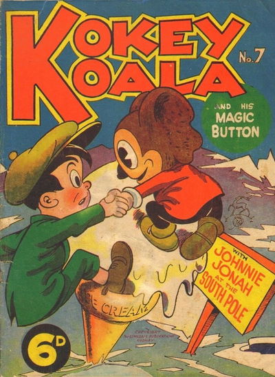 Kokey Koala and His Magic Button (Elmsdale Publications, 1947 series) #7 [January 1949?]