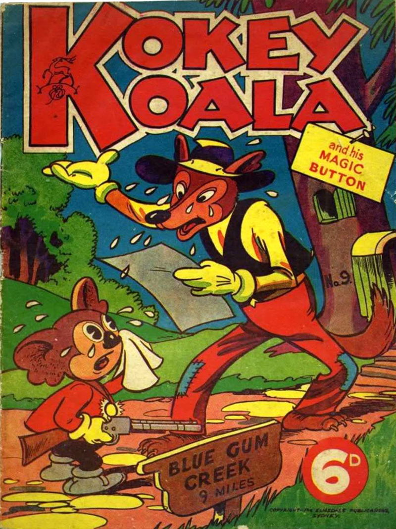 Kokey Koala and His Magic Button (Elmsdale Publications, 1948 series)  #9 ([October 1948?])