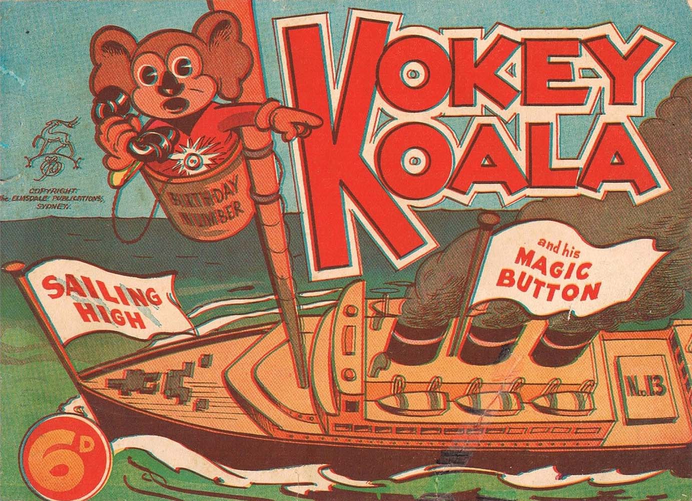 Kokey Koala and His Magic Button (Elmsdale Publications, 1948 series) #13 ([February 1949?])