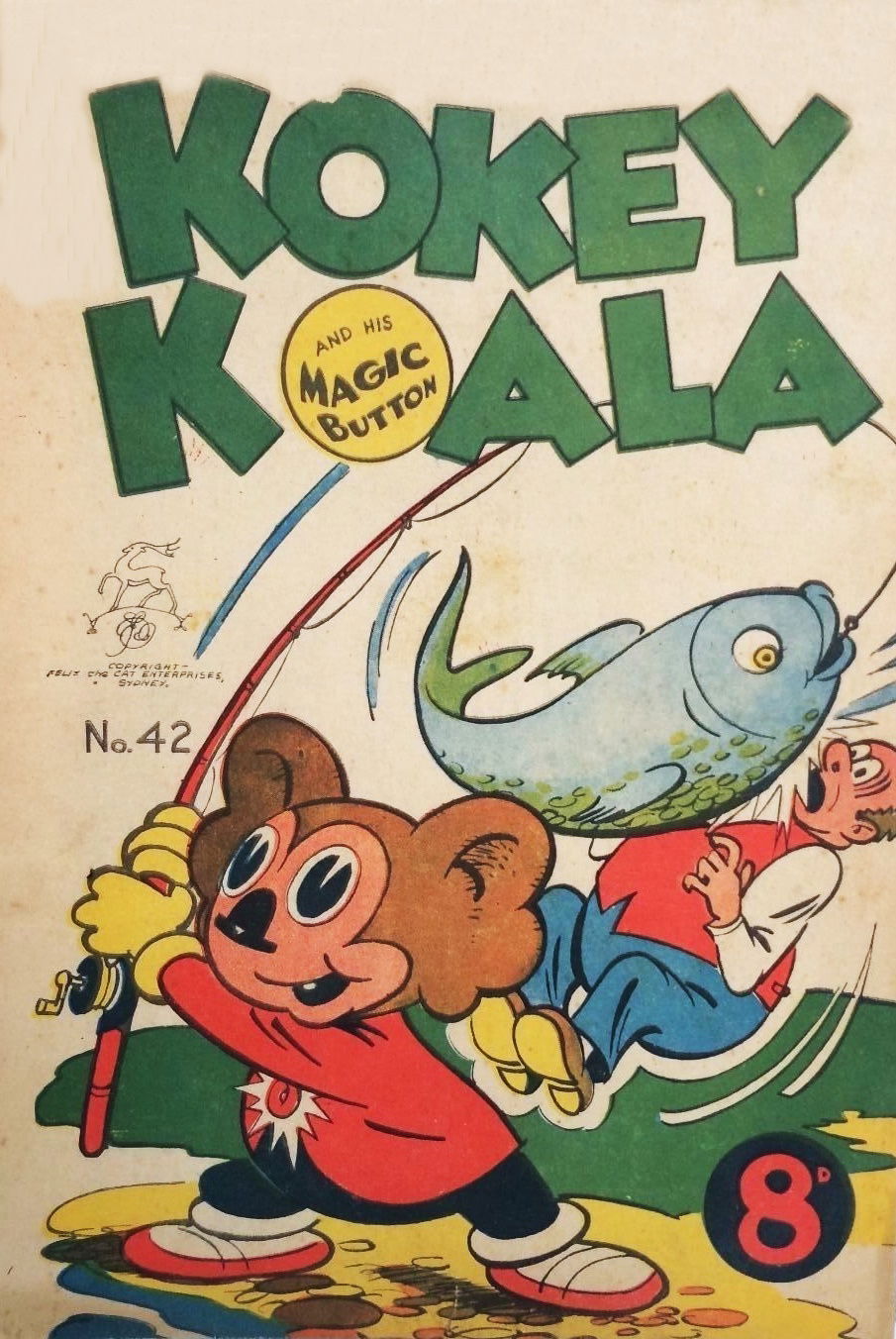Kokey Koala and His Magic Button (Elmsdale Publications, 1948 series) #42 (July 1951?)