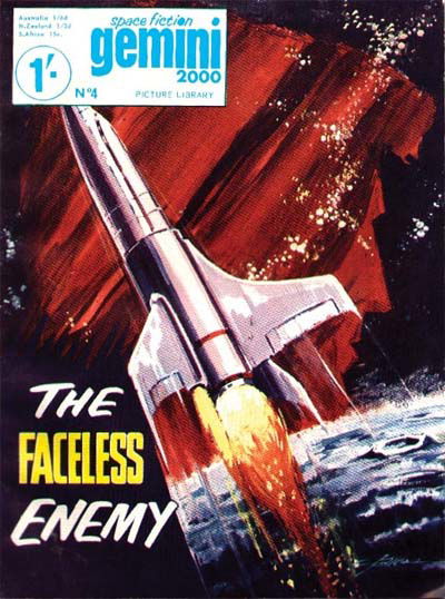 Gemini 2000 Space Fiction Picture Library (MV Features, 1966 series) #4 — The Faceless Enemy February 1966