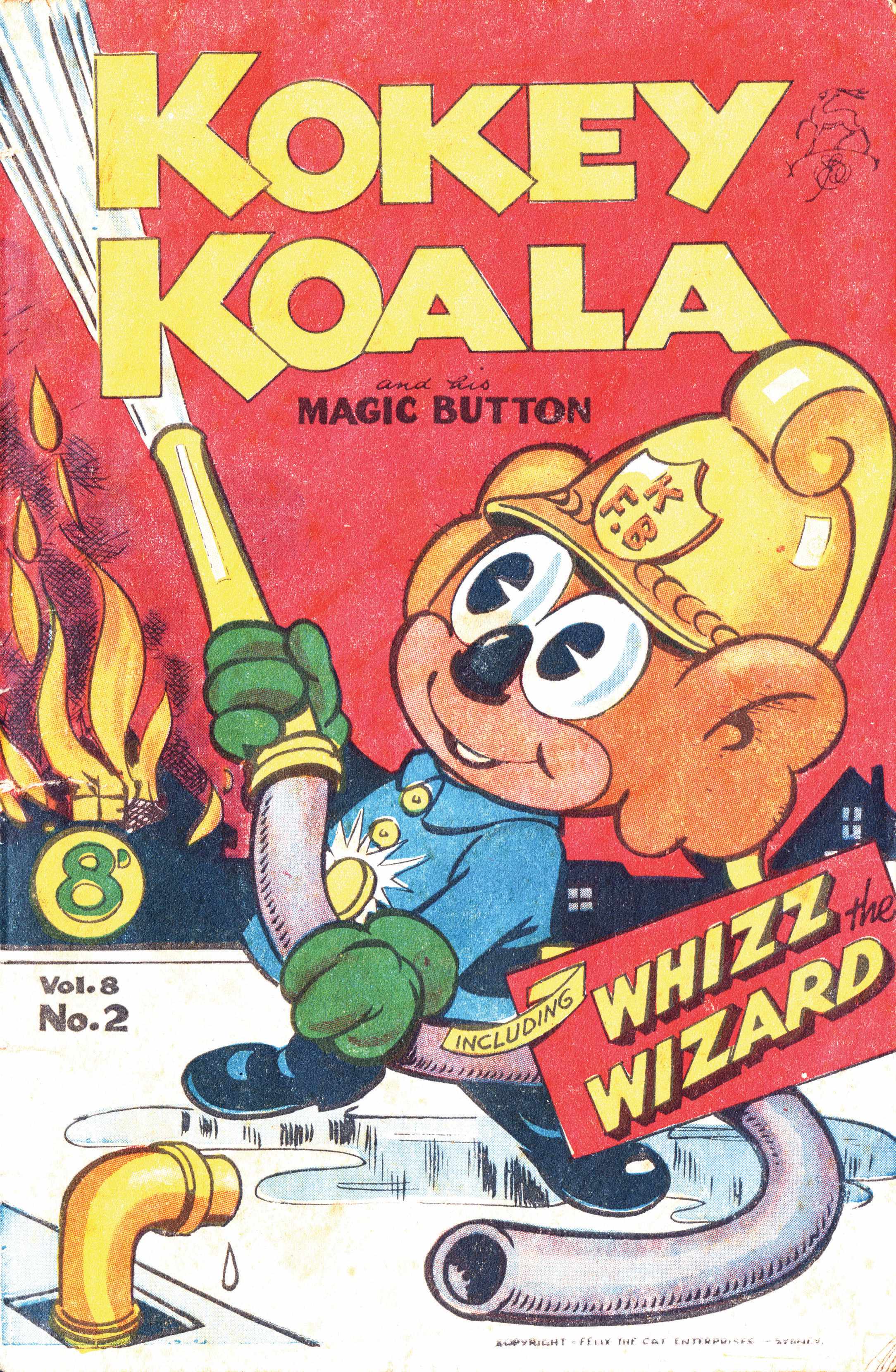 Kokey Koala and His Magic Button (Elmsdale Publications, 1948 series)  v8#2 ([October 1952?])
