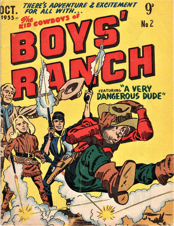 The Kid Cowboys of Boys' Ranch (Jubilee, 1955 series) #2 (October 1955)