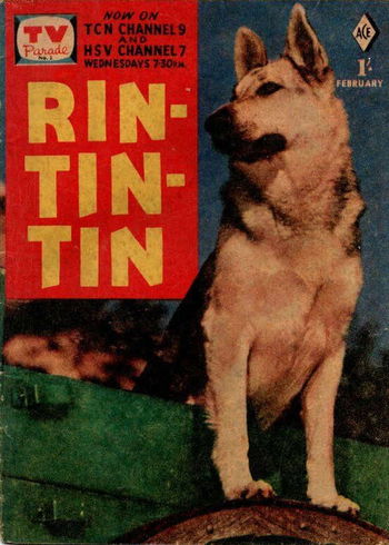 TV Parade (Junior Readers, 1957 series) #1 (February 1957) — Rin-Tin-Tin