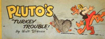 Weeties/Kornies Free! Walt Disney Comics (Nabisco, 1951? series) #H4 — Pluto's Turkey Trouble! ([1957?])