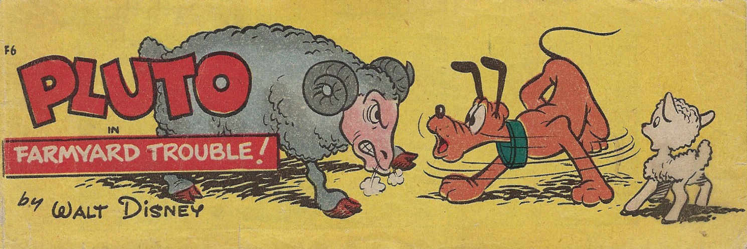 Weeties/Kornies Free! Walt Disney Comics (Nabisco, 1951? series) #F6 — Pluto ([1955?])