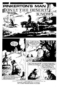 Super Giant Album (KG Murray, 1976 series) #23 — Only the Desert Knows (page 1)