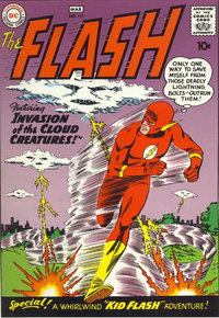 The Flash (DC, 1959 series)  #111 (February-March 1960) — Invasion of the Cloud Creatures!