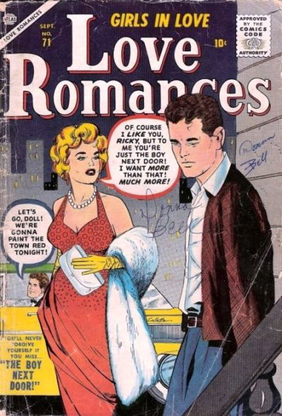 Love Romances (Marvel, 1949 series) #71 September 1957