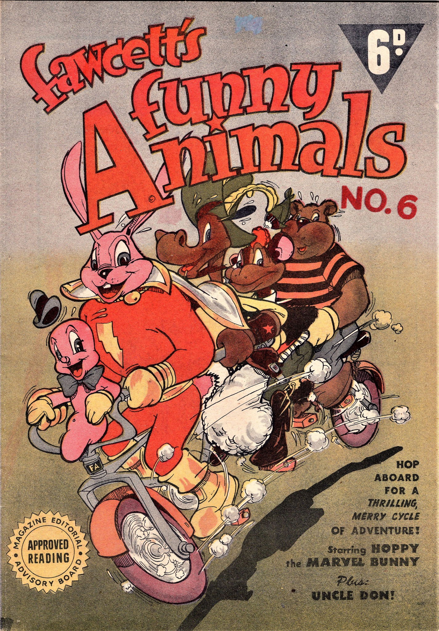 Fawcett's Funny Animals (Vee, 1947 series) #6 (October 1947)