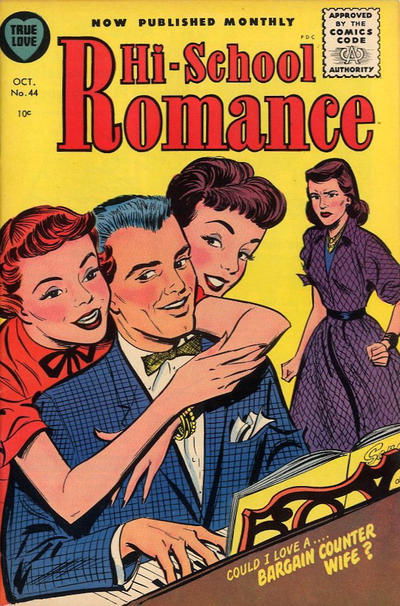 Hi-School Romance (Harvey, 1949 series) #44 (October 1955)