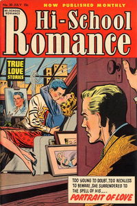 Hi-School Romance (Harvey, 1949 series) #30 July 1954