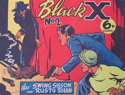 Black X (Pyramid, 1952? series) #2 (April 1950)