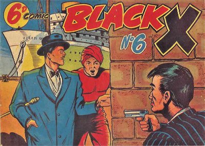 Black X (Pyramid, 1952? series) #6 (August 1950)