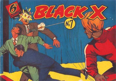 Black X (Pyramid, 1952? series) #7 (September 1950)