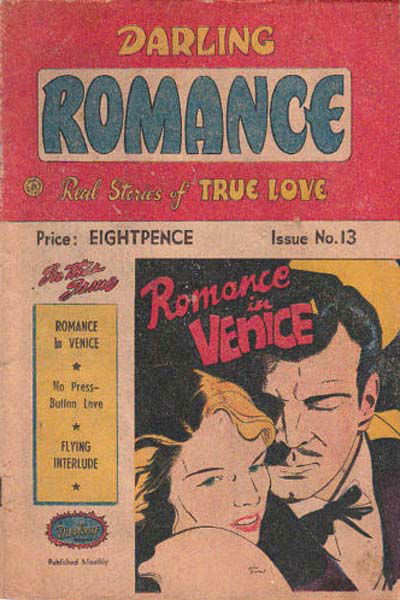 Darling Romance Real Stories of True Love (HJ Edwards, 1950? series) #13 ([March 1952?])