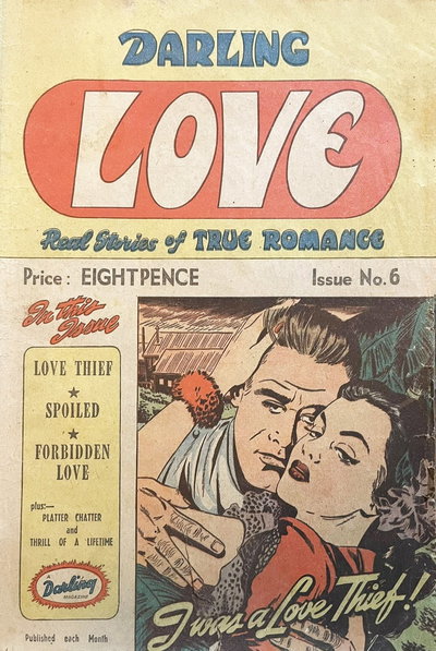 Darling Love Real Stories of True Romance  #6 (July 1951)